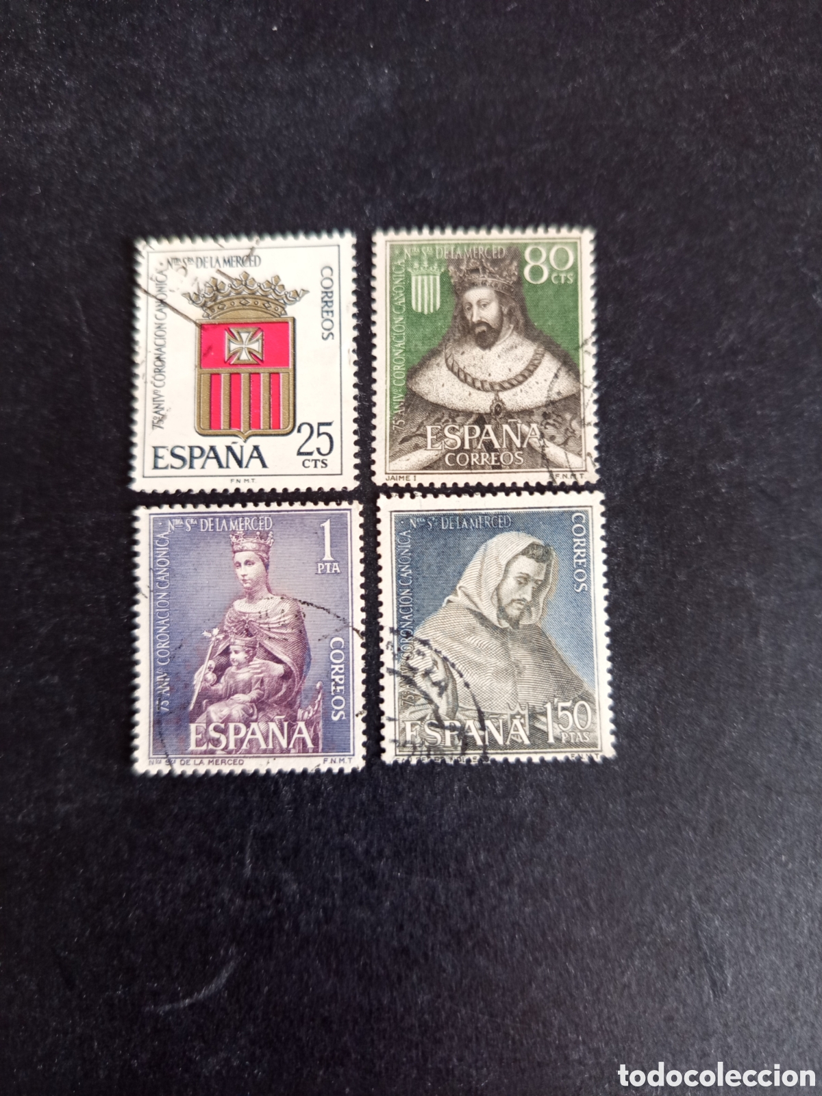 Sellos: Espa&ntilde;a, 1963. Nuestra Se&ntilde;ora de la Merced. Edifil 1521/4. Pedido m&iacute;nimo 3 &euro;. Ver fotos.