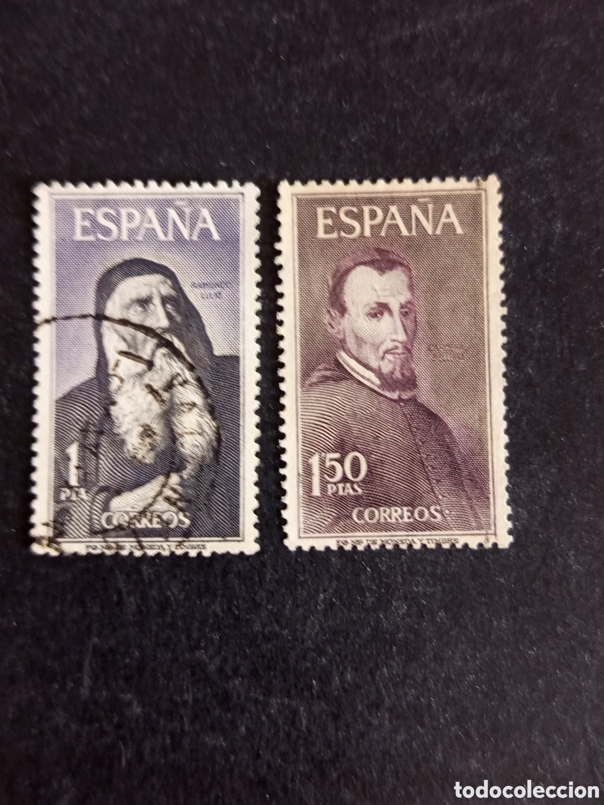 Sellos: Espa&ntilde;a, 1963. Raimundo Lull y Cardenal Belluga. Edifil 1536/7. Pedido m&iacute;nimo 3 &euro;. Ver fotos.