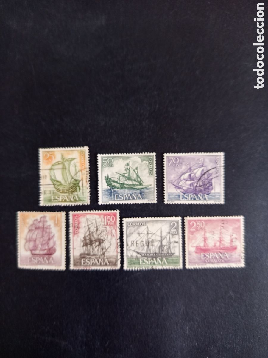 Sellos: Espa&ntilde;a, 1964. Armada Espa&ntilde;ola. Pedido m&iacute;nimo 3 &euro;. Ver fotos. El lote es el que se muestra