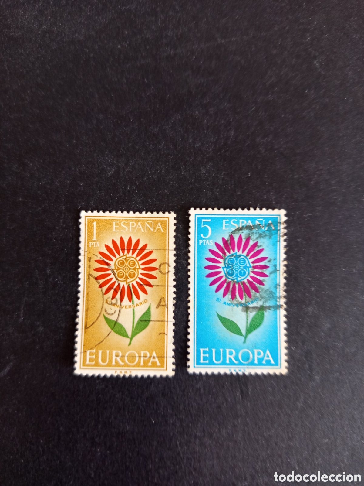 Sellos: Espa&ntilde;a, 1964. Europa. Edifil 1613/4. Pedido m&iacute;nimo 3 &euro;. Ver fotos. El lote es el que se muestra
