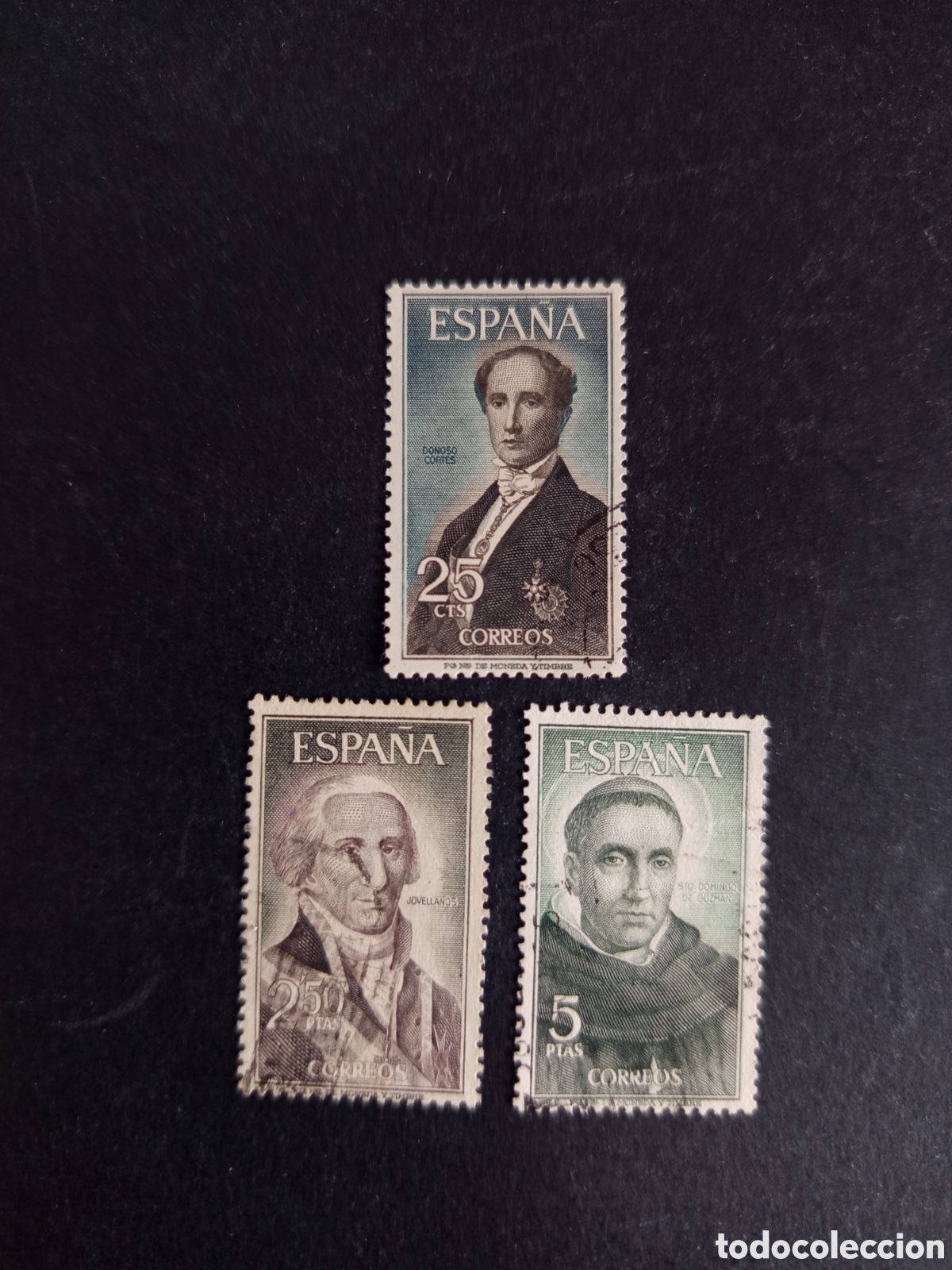 Sellos: Espa&ntilde;a, 1965. Personajes Espa&ntilde;oles. Edifil 1653; 1655/6. Pedido m&iacute;nimo 3 &euro;. Ver fotos.