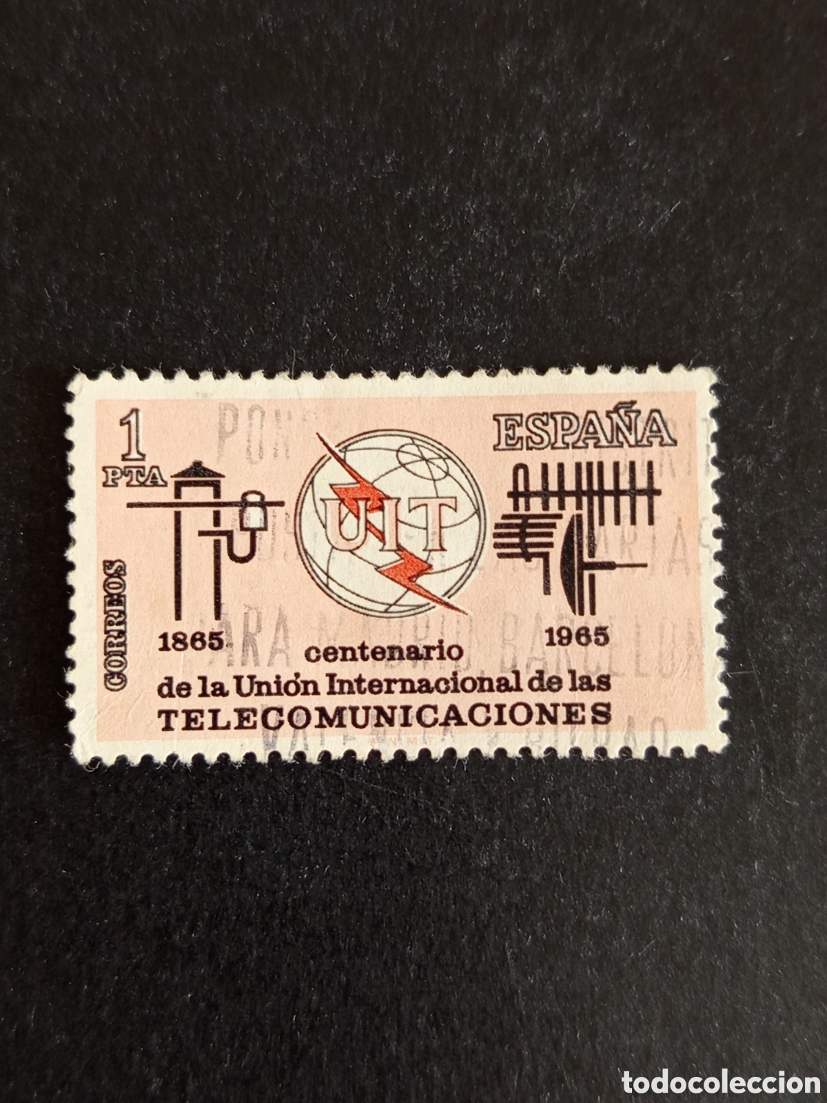 Sellos: Espa&ntilde;a, 1965. Uni&oacute;n Internacional Telecomunicaciones. Edifil 1670. Pedido m&iacute;nimo 3 &euro;. Ver fotos.