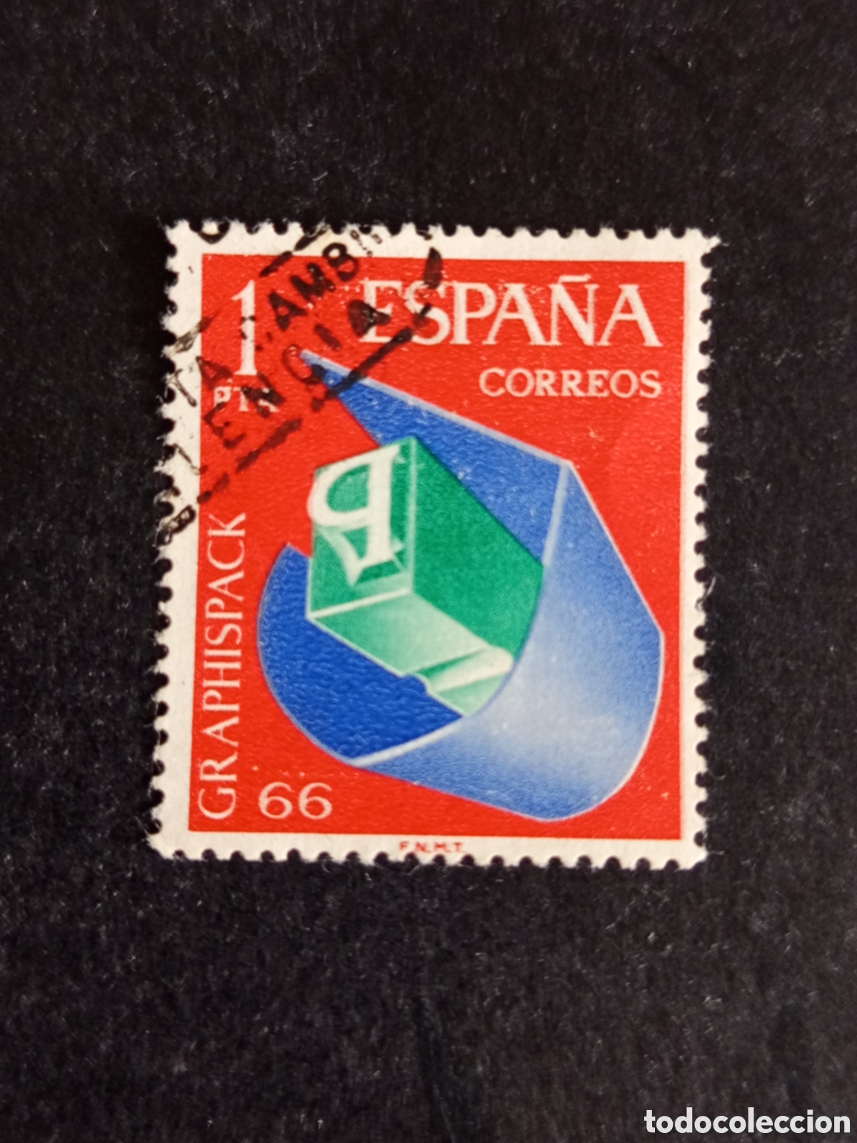Sellos: Espa&ntilde;a, 1966. Sal&oacute;n Artes Gr&aacute;ficas. Edifil 1709. Pedido m&iacute;nimo 3 &euro;. Ver fotos.
