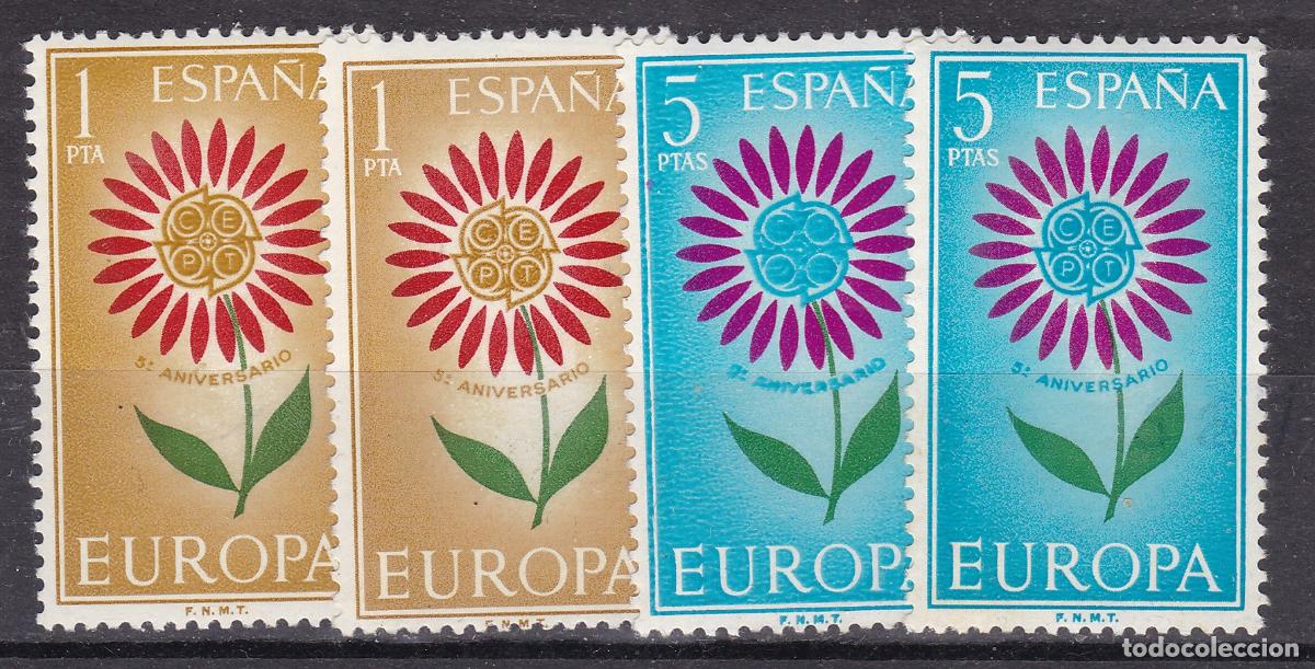 Sellos: AA13-EUROPA GIRASOLES x 2 Series Nuevos ** . VARIEDAD