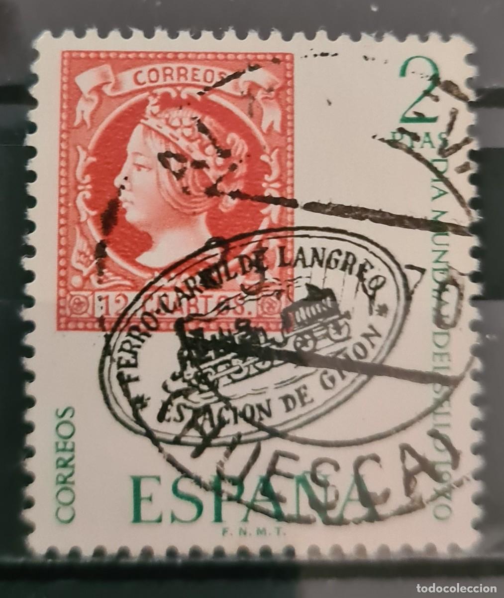Timbres: Sello usado de Espa&ntilde;a 1970: D&iacute;a mundial del Sello