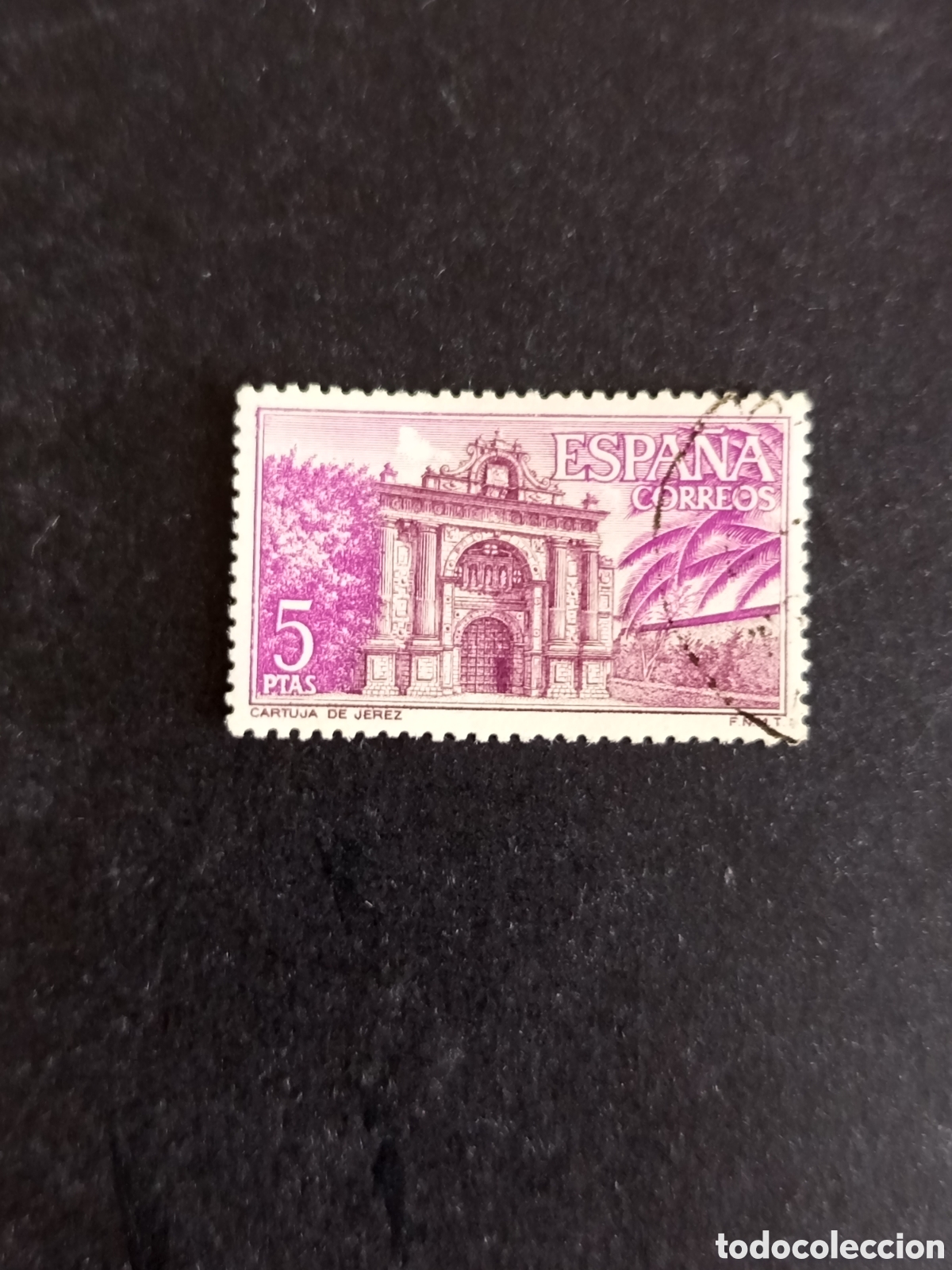 Sellos: Espa&ntilde;a, 1966. Cartuja de Jerez. Edifil 1763. Pedido m&iacute;nimo 3 &euro;. Ver fotos.