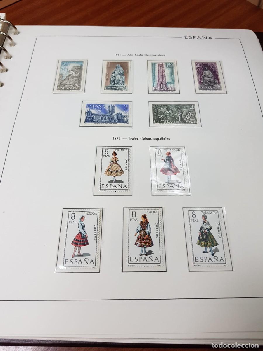 Sellos: EDIFIL 1971-SELLOS MONTADOS EN HOJAS EDIFIL-NUEVOS