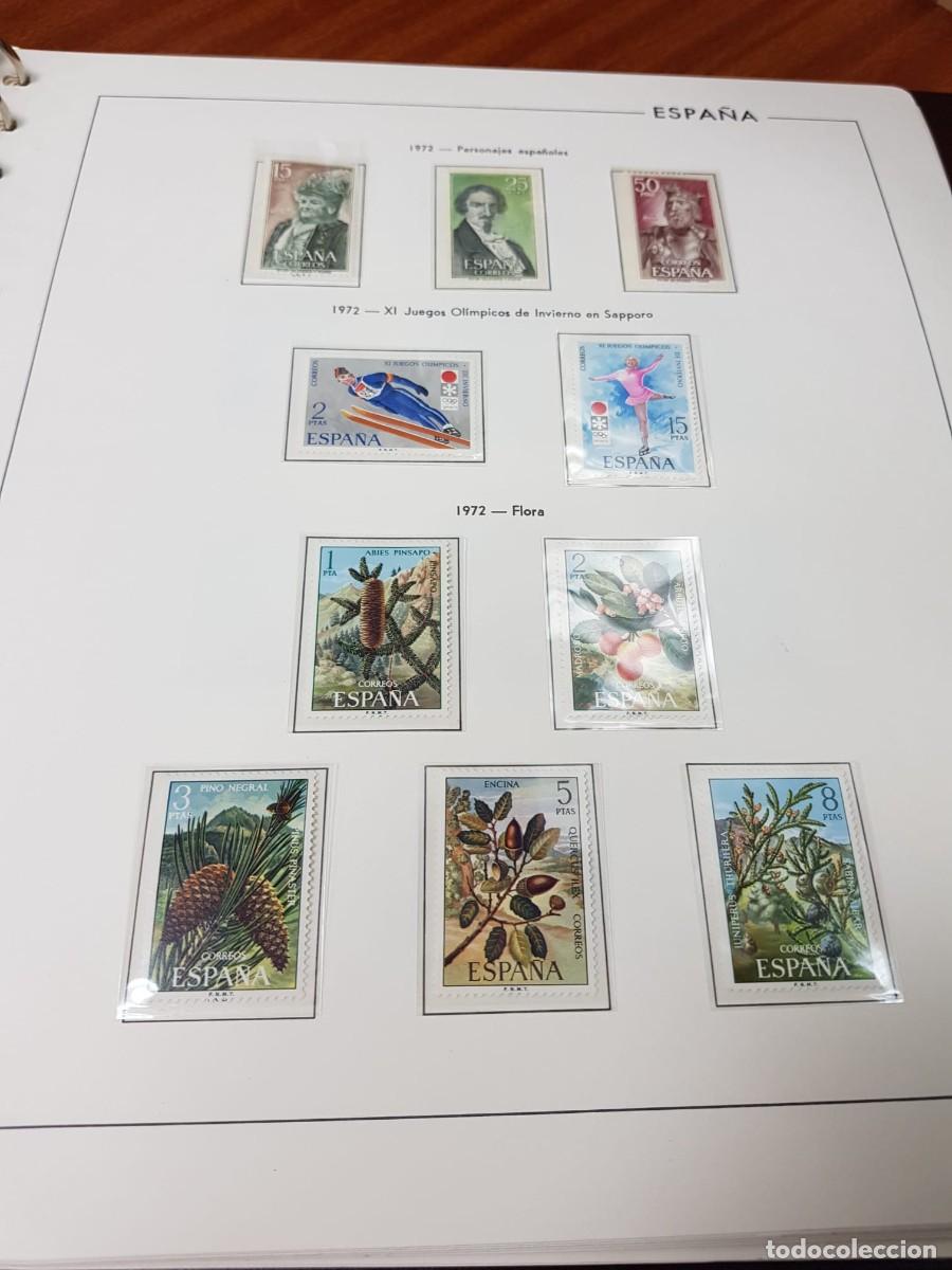 Sellos: EDIFIL 1972-SELLOS MONTADOS EN HOJAS EDIFIL-NUEVOS