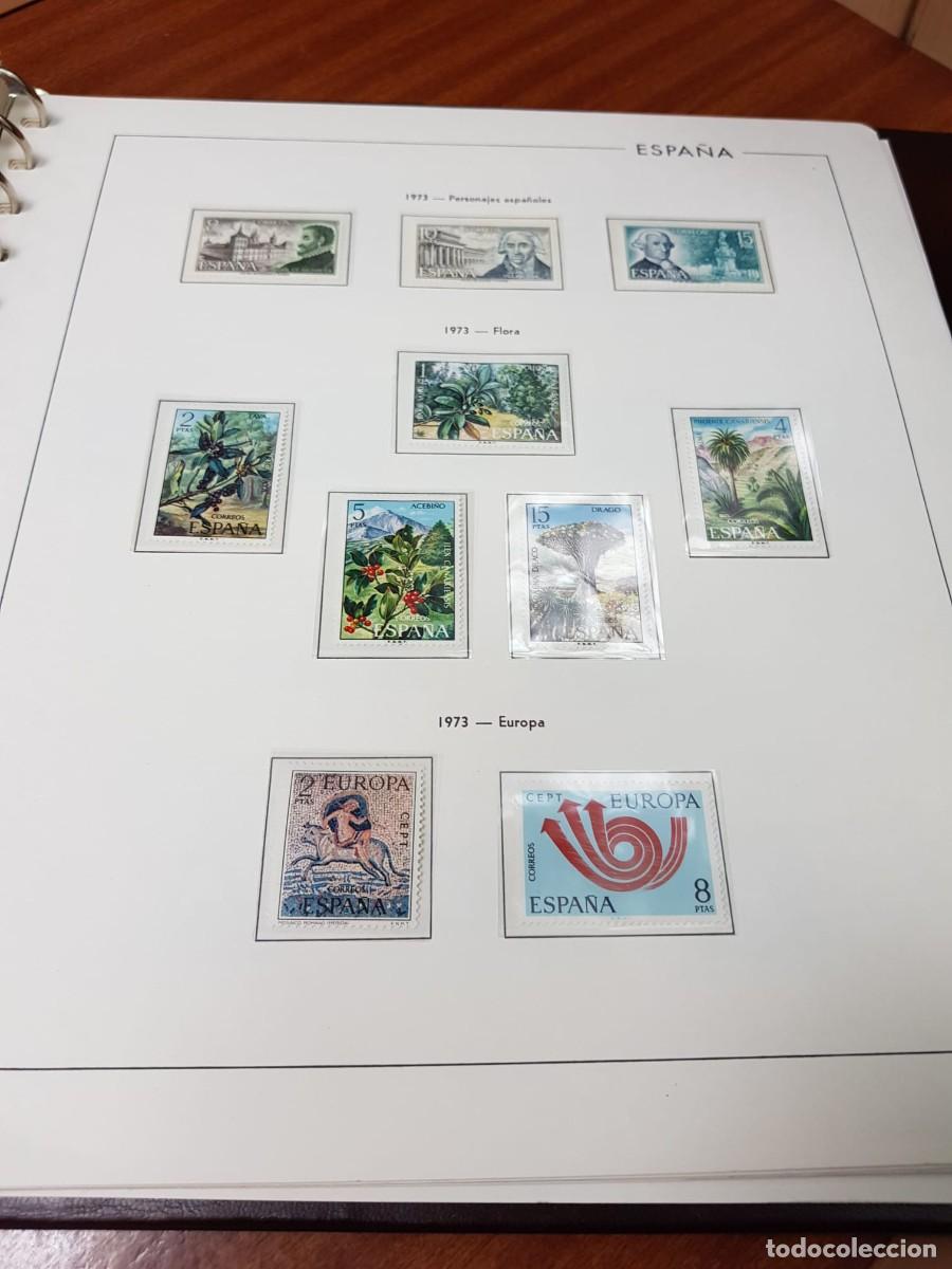 Sellos: EDIFIL 1973-SELLOS MONTADOS EN HOJAS EDIFIL-NUEVOS