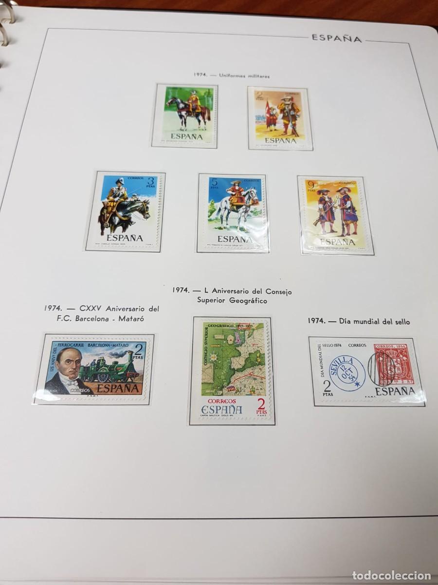 Sellos: EDIFIL 1974-SELLOS MONTADOS EN HOJAS EDIFIL-NUEVOS