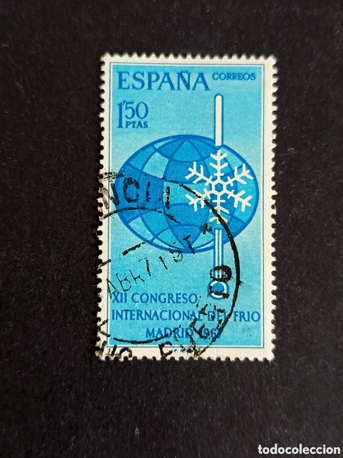 Sellos: Espa&ntilde;a, 1967. Congreso del Frio. Edifil 1817. Pedido m&iacute;nimo 3 &euro;. Ver fotos.