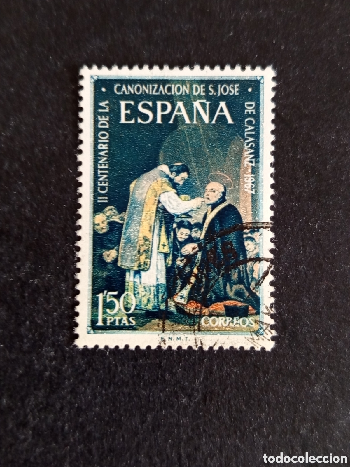 Sellos: Espa&ntilde;a, 1967. 200 a&ntilde;os Canonizaci&oacute;n S. Jos&eacute; de Calasanz. Edifil 1837. Pedido m&iacute;nimo 3 &euro;. Ver fotos.