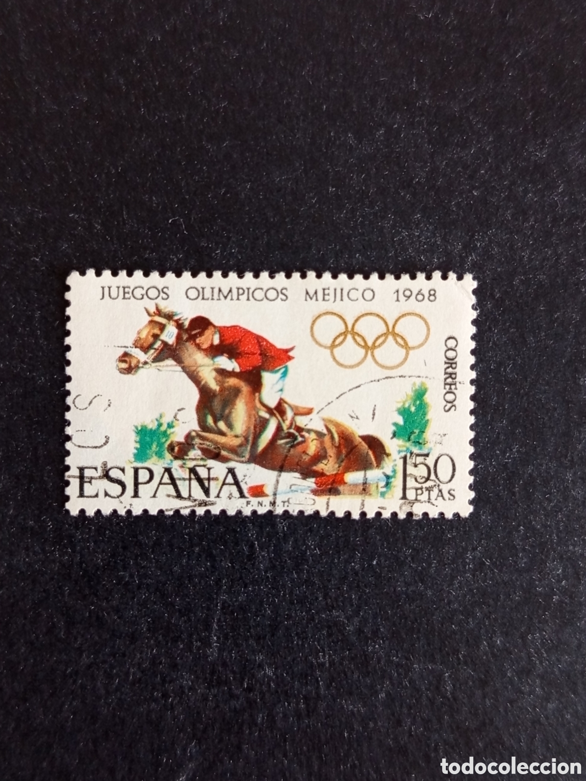 Sellos: Espa&ntilde;a, 1968. Juegos Ol&iacute;mpico M&eacute;xico. Edifil 1886. Pedido m&iacute;nimo 3 &euro;. Ver fotos.