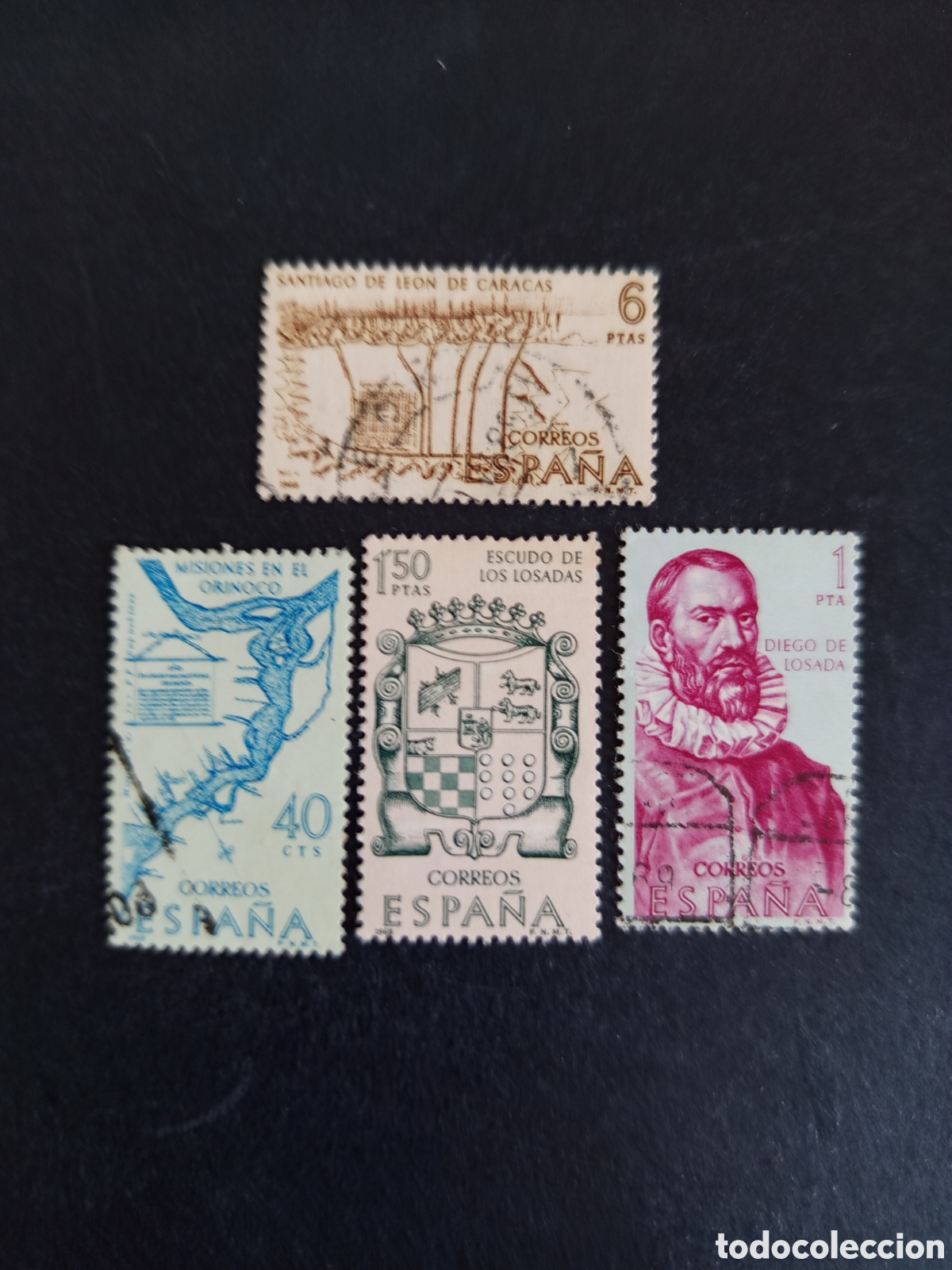 Sellos: Espa&ntilde;a, 1968. Forjadores de Am&eacute;rica. Edifil 1889/91; 1893. Pedido m&iacute;nimo 3 &euro;. Ver fotos.