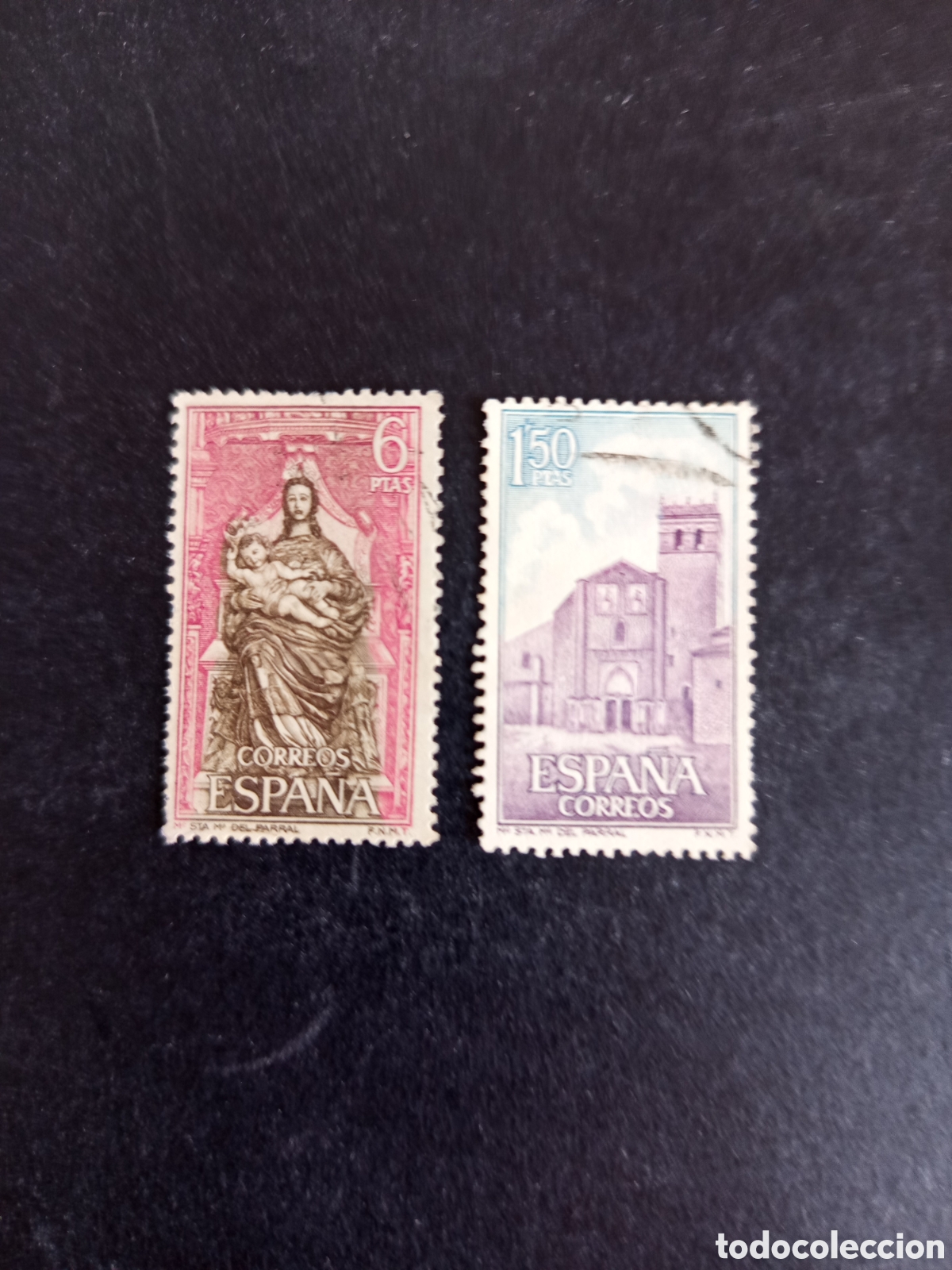 Sellos: Espa&ntilde;a, 1968. Monasterio Santa Mar&iacute;a del Parral. Edifil 1894; 1896. Pedido m&iacute;nimo 3 &euro;. Ver fotos.