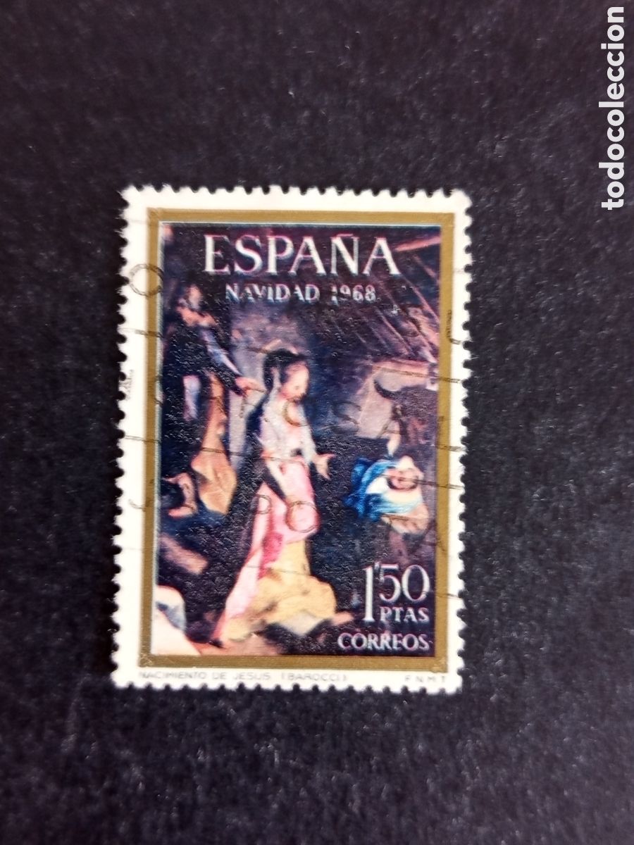 Sellos: Espa&ntilde;a, 1968. Navidad. Nacimiento ( Fiori da Urbino). Edifil 1897. Pedido m&iacute;nimo 3 &euro;. Ver fotos.