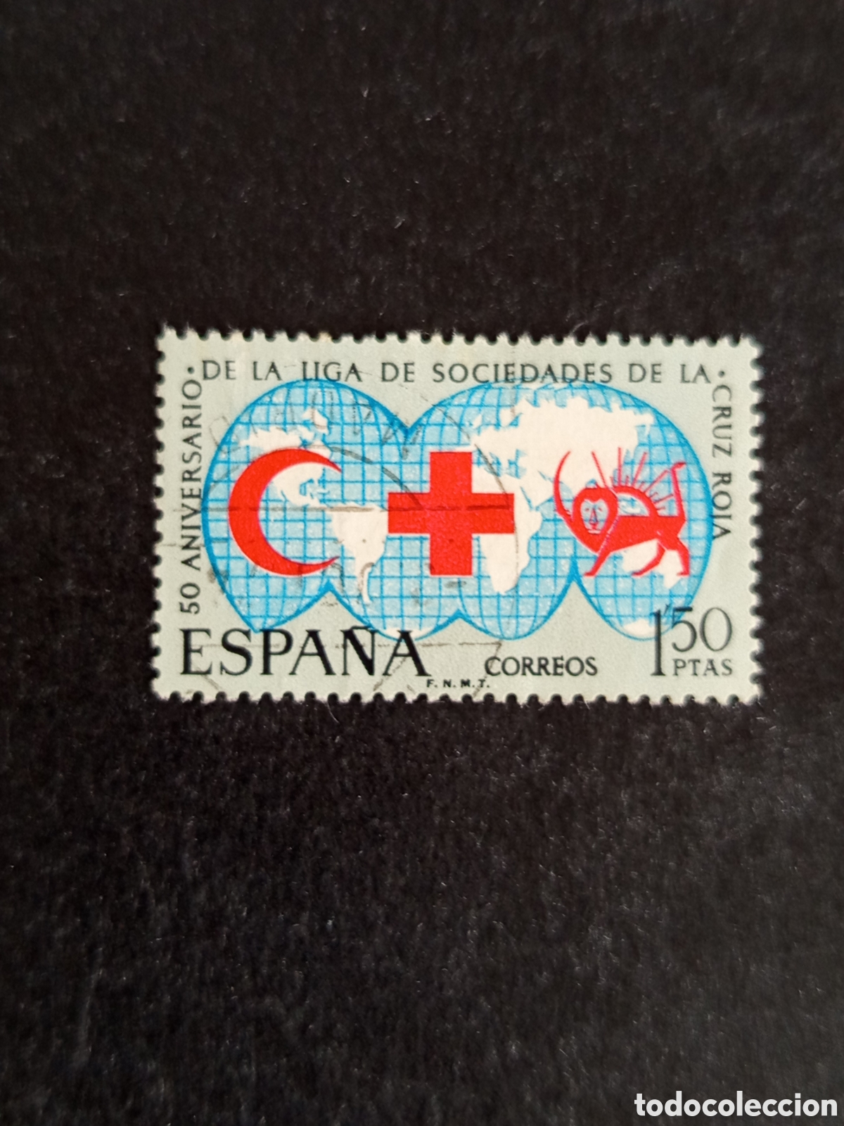 Sellos: Espa&ntilde;a, 1969. 50 a&ntilde;os Sociedades Cruz Roja. Edifil 1925. Pedido m&iacute;nimo 3 &euro;. Ver fotos.