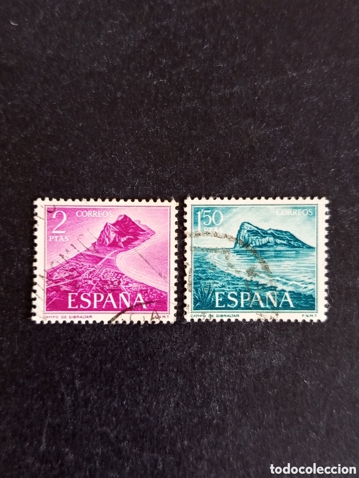 Sellos: Espa&ntilde;a, 1969. Campo de Gibraltar. Edifil 1933/4. Pedido m&iacute;nimo 3 &euro;. Ver fotos.