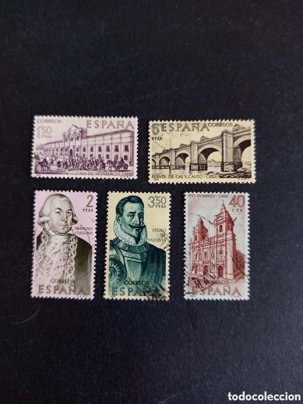 Sellos: Espa&ntilde;a, 1969. Forjadores de Am&eacute;rica. Edifil 1939/43. Pedido m&iacute;nimo 3 &euro;. Ver fotos.