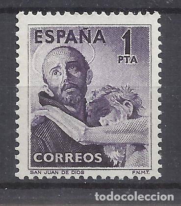 Sellos: san juan de dios 1950 EDIFIL 1070 NUEVO** VALOR 2022 CATALOGO 20.- EUROS