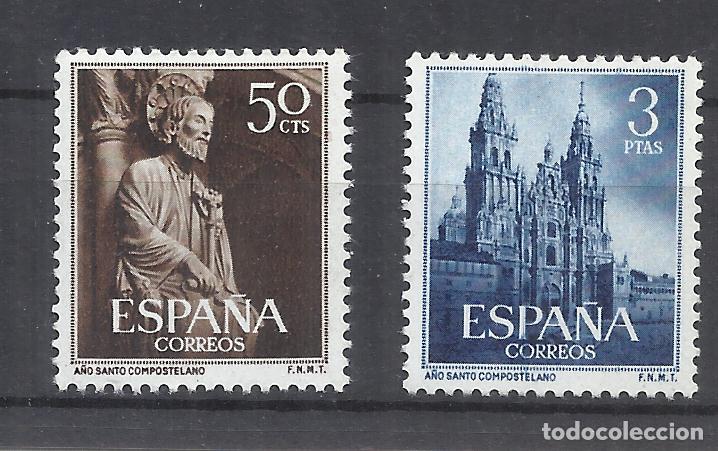 Sellos: a&ntilde;o santo compostelano 1954 EDIFIL 1130-1 NUEVOS VALOR 2022 CATALOGO 73.- EUROS SERIE COMPLETA