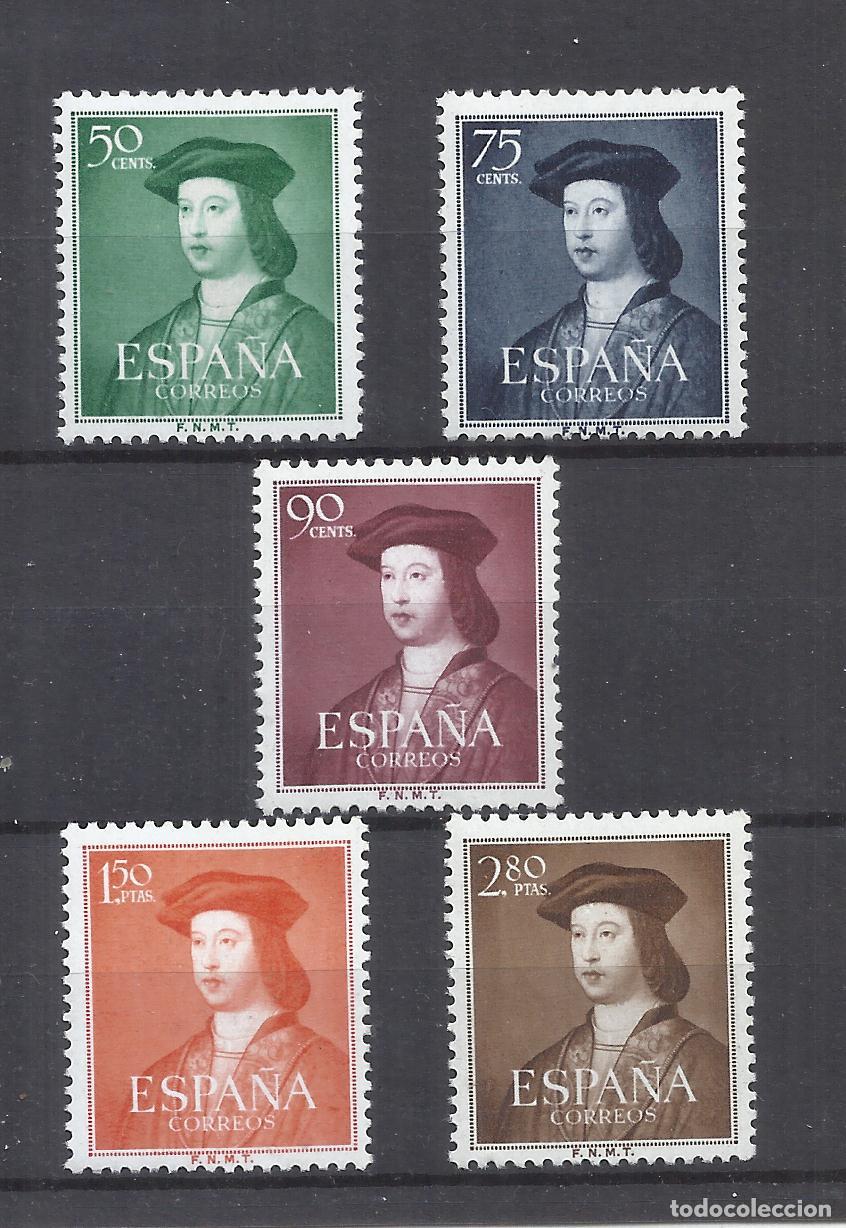 Sellos: fernando de aragon 1952 EDIFIL 1106-10 NUEVOS** VALOR 2022 CATALOGO 58.- EUROS serie completa