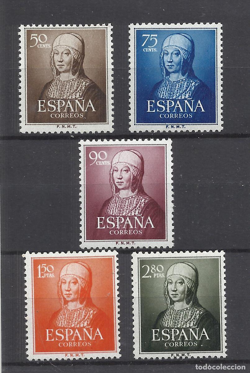 Sellos: isabel de castilla 1951 edifil 1092-6 nuevoS** valor 2018 catalogo 64.- euros