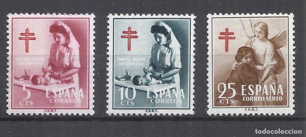 Sellos: PRO TUBERCULOSOS 1953 EDIFIL 1121-3 NUEVO** VALOR 2022 CATALOGO 11.- EUROS SERIE COMPLETA