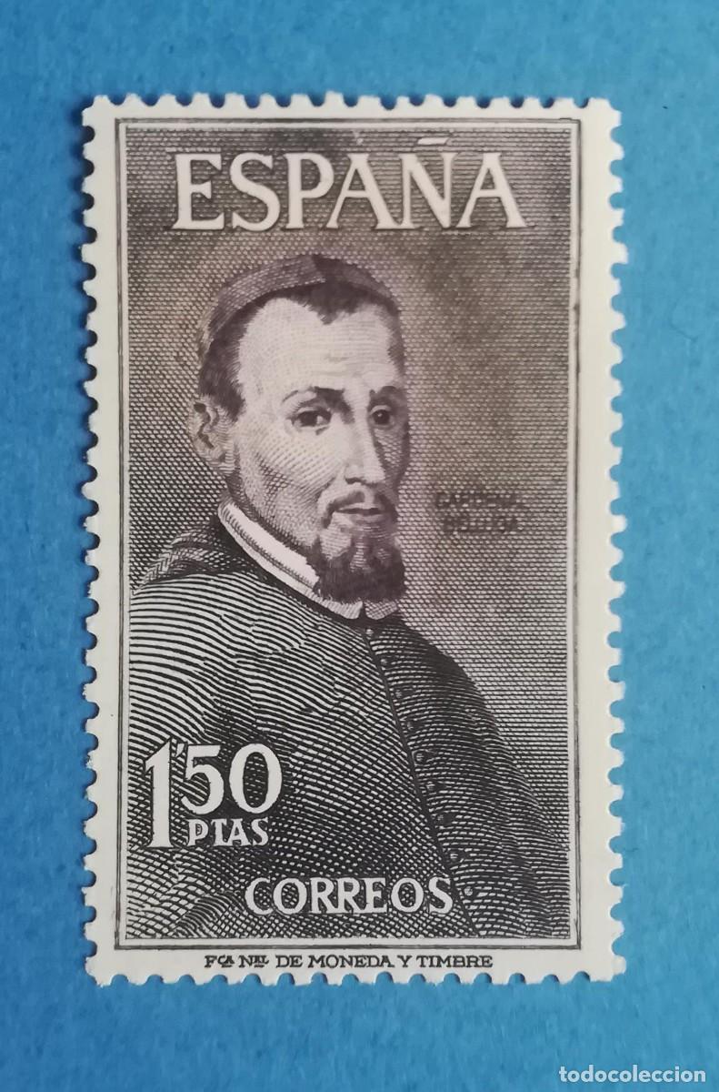 Sellos: Cardenal Belluga (Luis Antonio de Belluga y Moncada). Edifil 1537. Nuevo sin fijasellos.