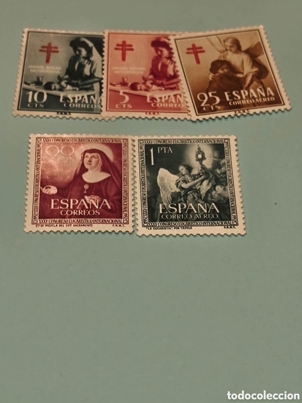 Sellos: 2 series completas de Espa&ntilde;a nuevas con sus gomas** impecables ver im&aacute;genes