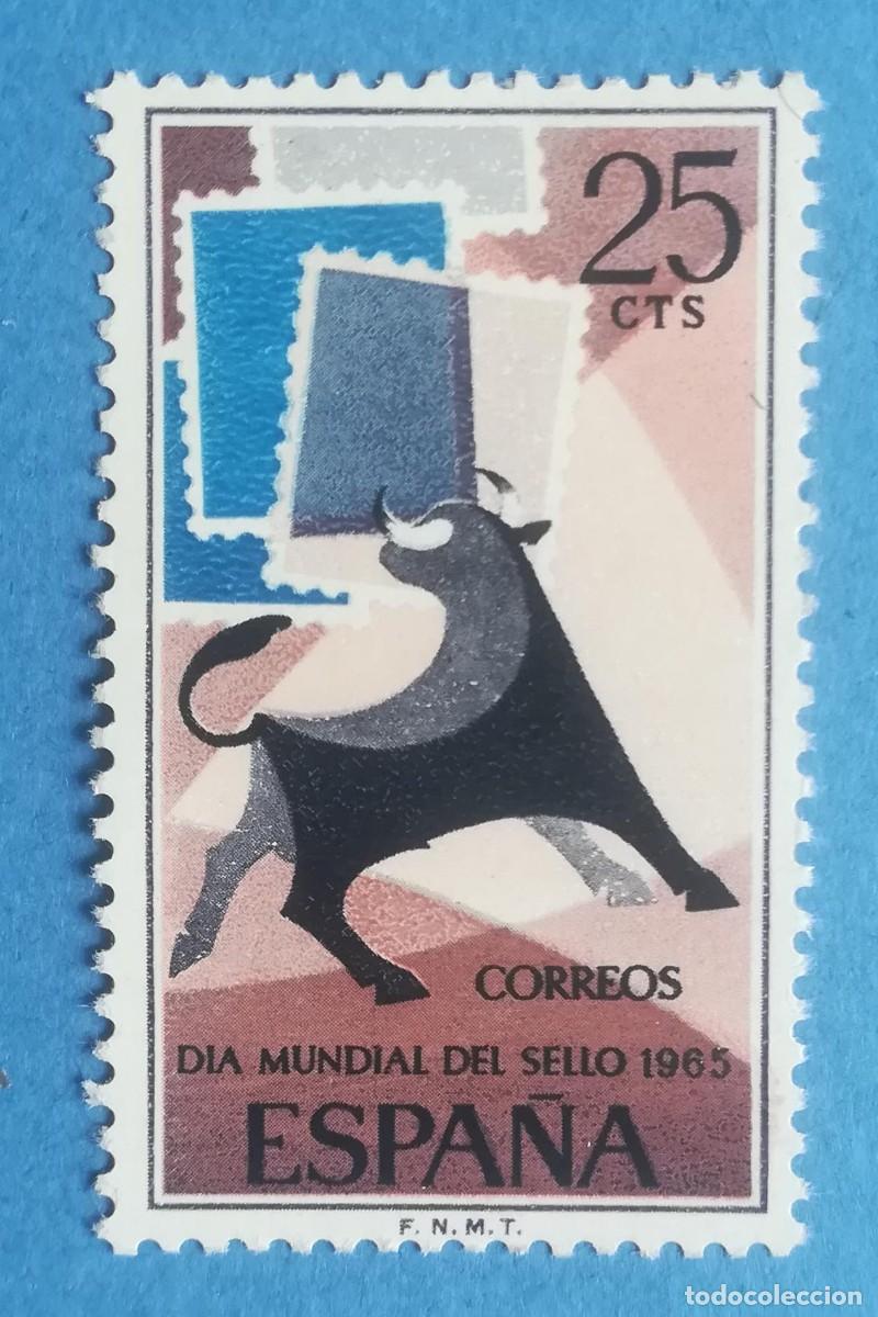 Sellos: D&iacute;a Mundial del Sello 1965. Edifil 1667. Nuevo sin fijasellos.