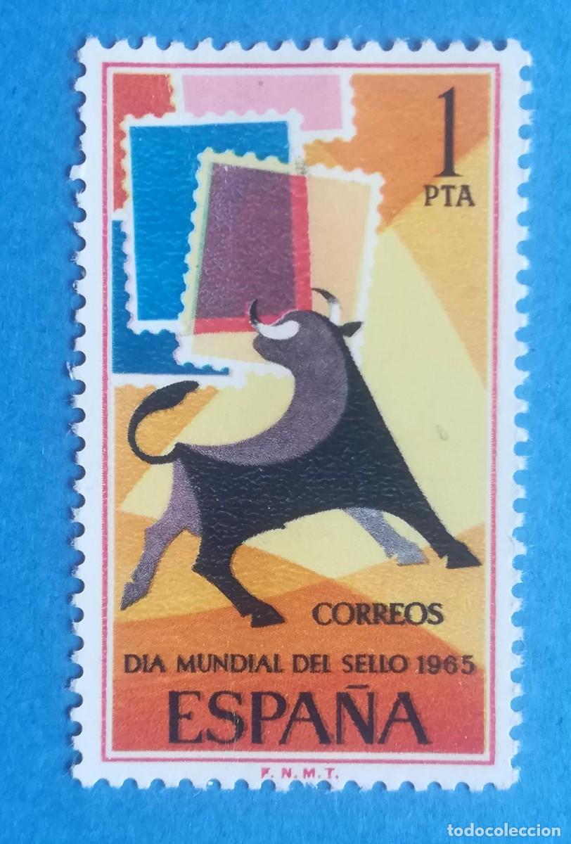Sellos: D&iacute;a Mundial del Sello 1965. Edifil 1668. Nuevo sin fijasellos.