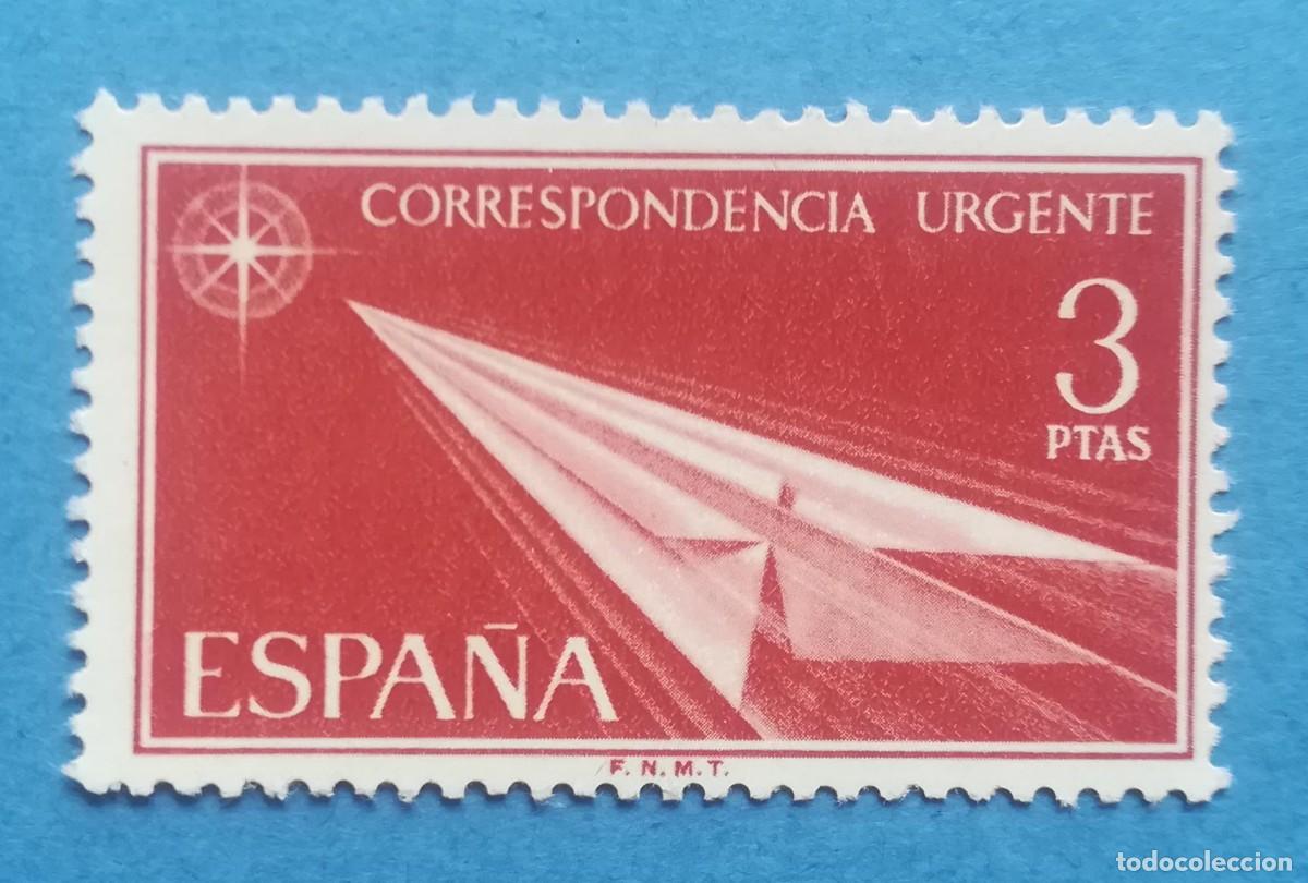 Sellos: Edifil N&ordm; 1671. Correspondencia urgente. 3 ptas. Nuevo sin fijasellos.