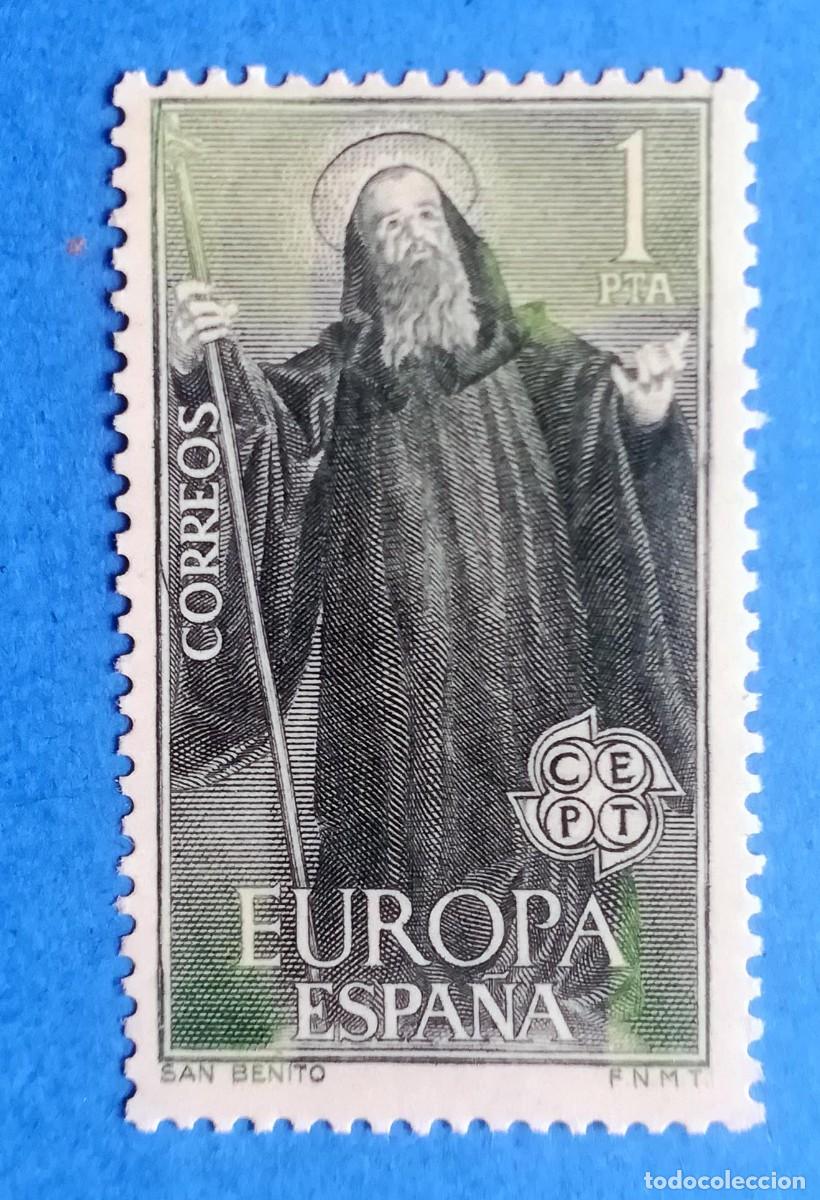 Sellos: Serie Europa. San Benito. Edifil 1675. Nuevo sin fijasellos.