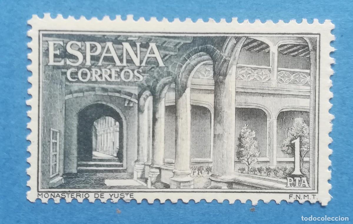Sellos: Monasterio de Yuste (C&aacute;ceres). Edifil 1686. Nuevo sin fijasellos