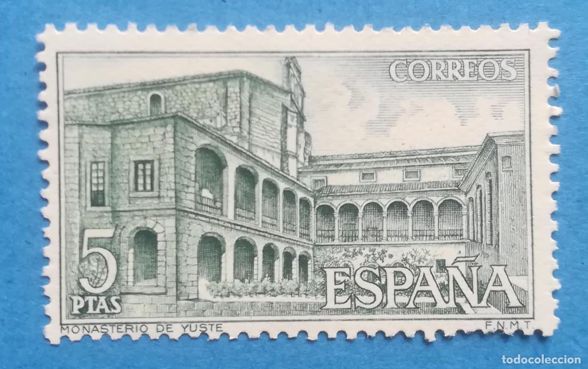 Sellos: Monasterio de Yuste (C&aacute;ceres). Edifil 1688. Nuevo sin fijasellos