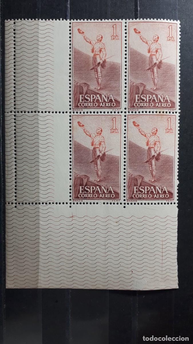 Sellos: ESPA&Ntilde;A A&ntilde;o 1960 * * EDIFIL. - 1268. BLOQUE DE 4.