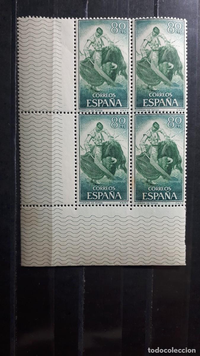 Sellos: ESPA&Ntilde;A A&ntilde;o 1960 * * EDIFIL. - 1260. BLOQUE DE 4.