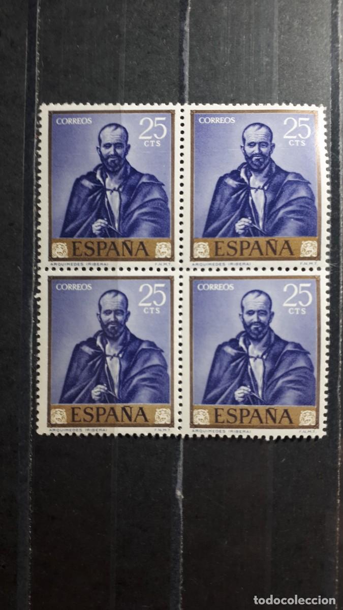 Sellos: ESPA&Ntilde;A A&ntilde;o 1963 * * EDIFIL. - 1498. BLOQUE DE 4.