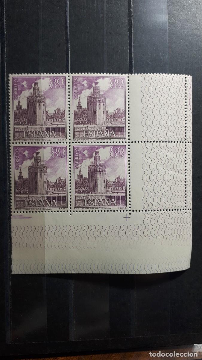 Sellos: ESPA&Ntilde;A ** A&Ntilde;O 1966. EDIFIL 1730. BLOQUE DE 4. - Foto 1