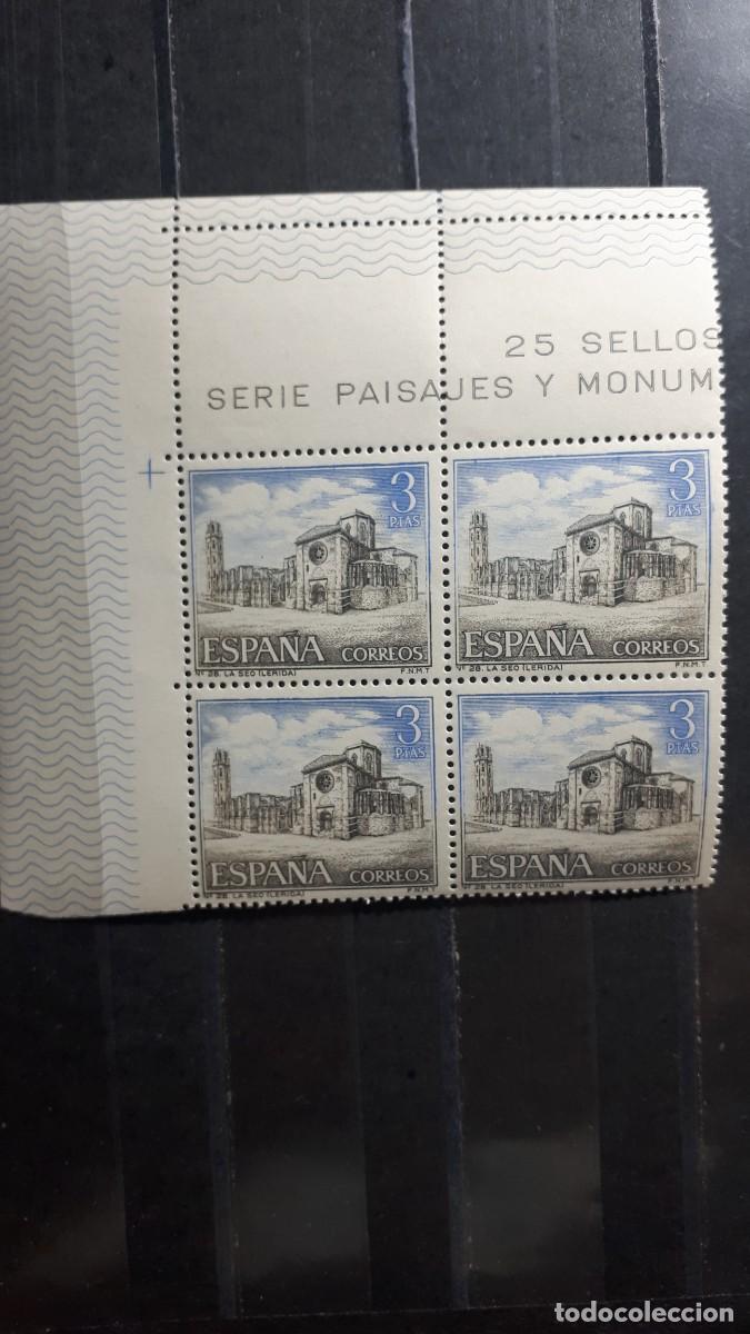 Sellos: ESPA&Ntilde;A ** A&Ntilde;O 1966. EDIFIL 1734. BLOQUE DE 4.