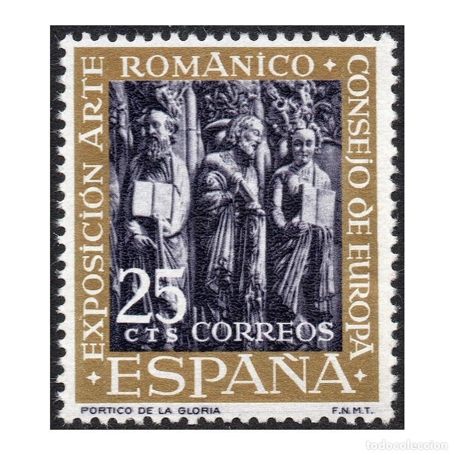 Sellos: Espa&ntilde;a 1961 [SLL] Exposici&oacute;n de Arte Rom&aacute;nico. 25 CTS (MNH)