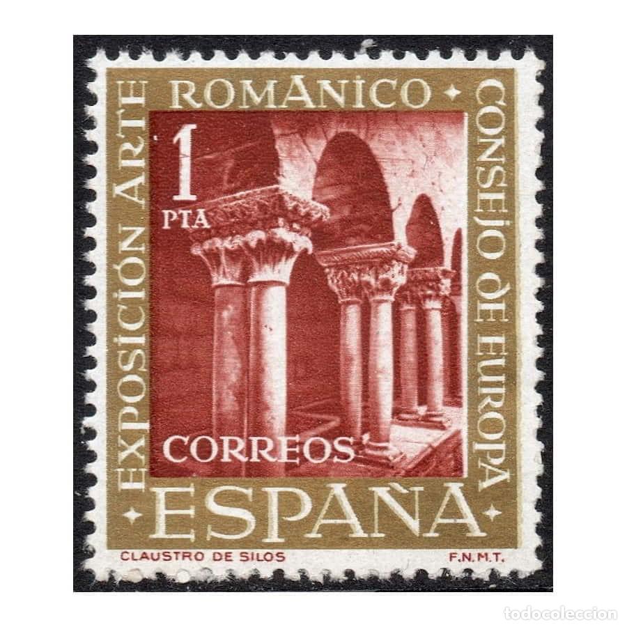 Sellos: Espa&ntilde;a 1961 [SLL] Exposici&oacute;n de Arte Rom&aacute;nico. 1 PTS (MNH)