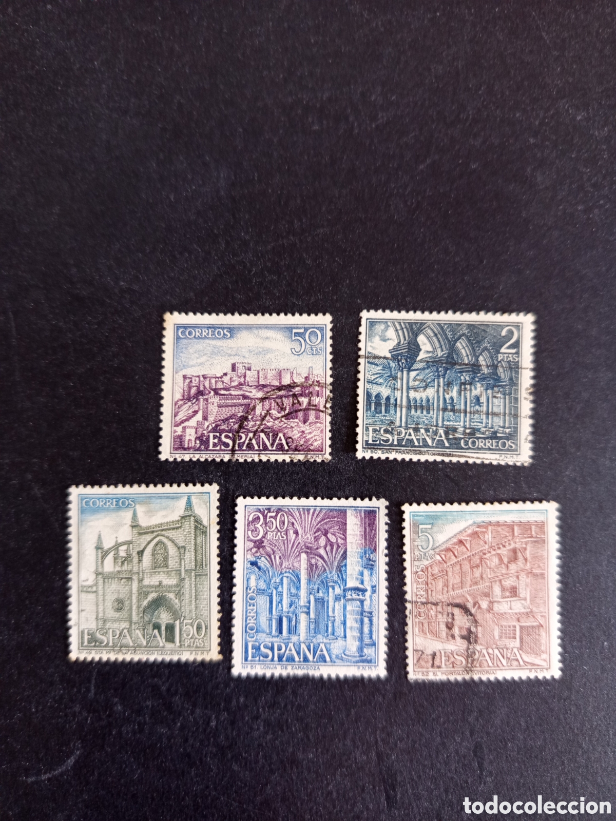 Sellos: Espa&ntilde;a, 1970. Turismo: paisaje y monumentos. Edifil 1982; 1984/7. Pedido m&iacute;nimo 3 &euro;. Ver fotos.
