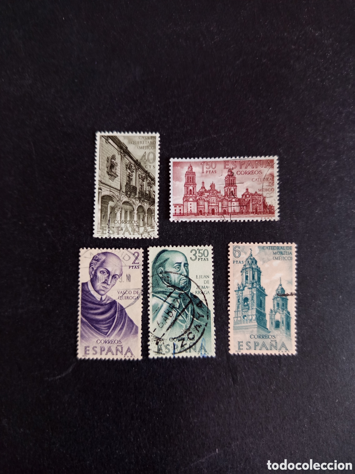 Sellos: Espa&ntilde;a, 1970. Forjadores de Am&eacute;rica. Edifil 1996/2000. Pedido m&iacute;nimo 3 &euro;. Ver fotos.
