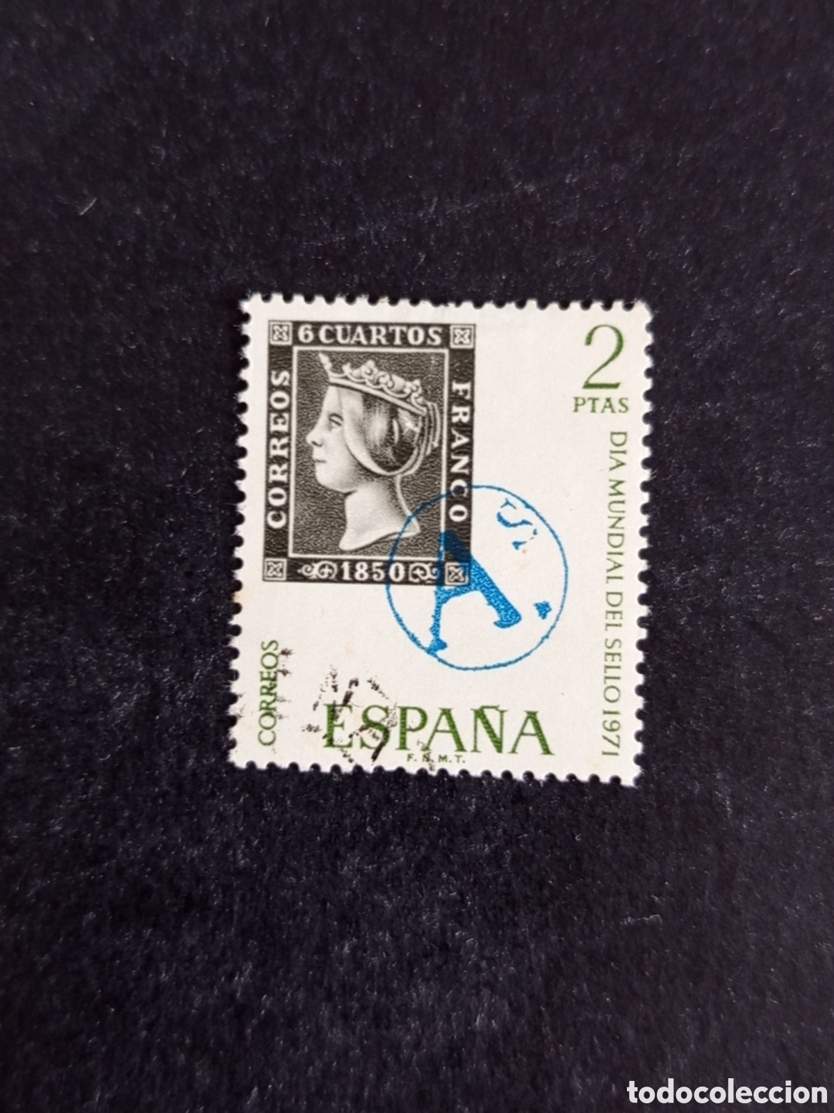 Sellos: Espa&ntilde;a, 1971. D&iacute;a Mundial del Sello. Edifil 2033. Pedido m&iacute;nimo 3 &euro;. Ver fotos.