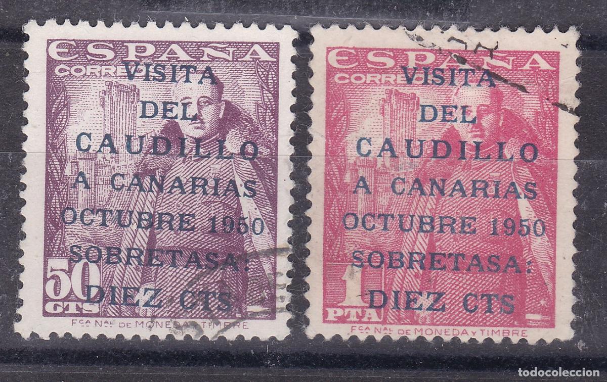 Sellos: AA3- Visita Canarias Edifil 1088/89 . Usados . Perfectos
