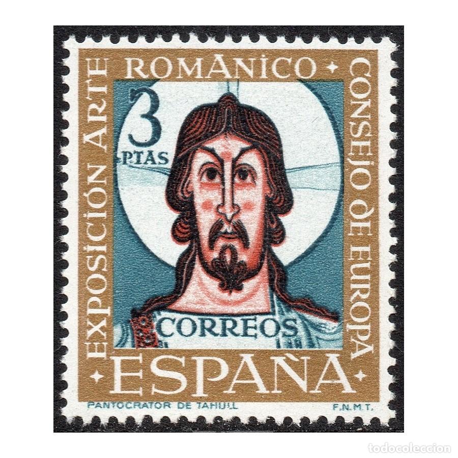Sellos: Espa&ntilde;a 1961 [SLL] Exposici&oacute;n de Arte Rom&aacute;nico. 3 PTS (MNH)