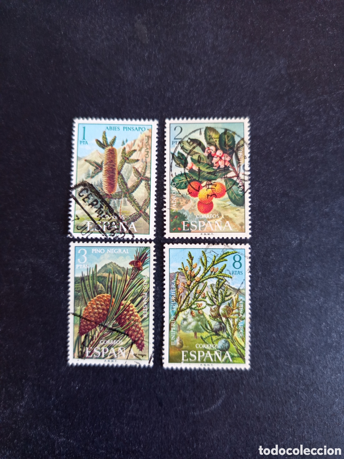 Sellos: Espa&ntilde;a, 1972. Flora. Edifil 2085/7; 2089. Pedido m&iacute;nimo 3 &euro;. Ver fotos.El lote es el que se muestra
