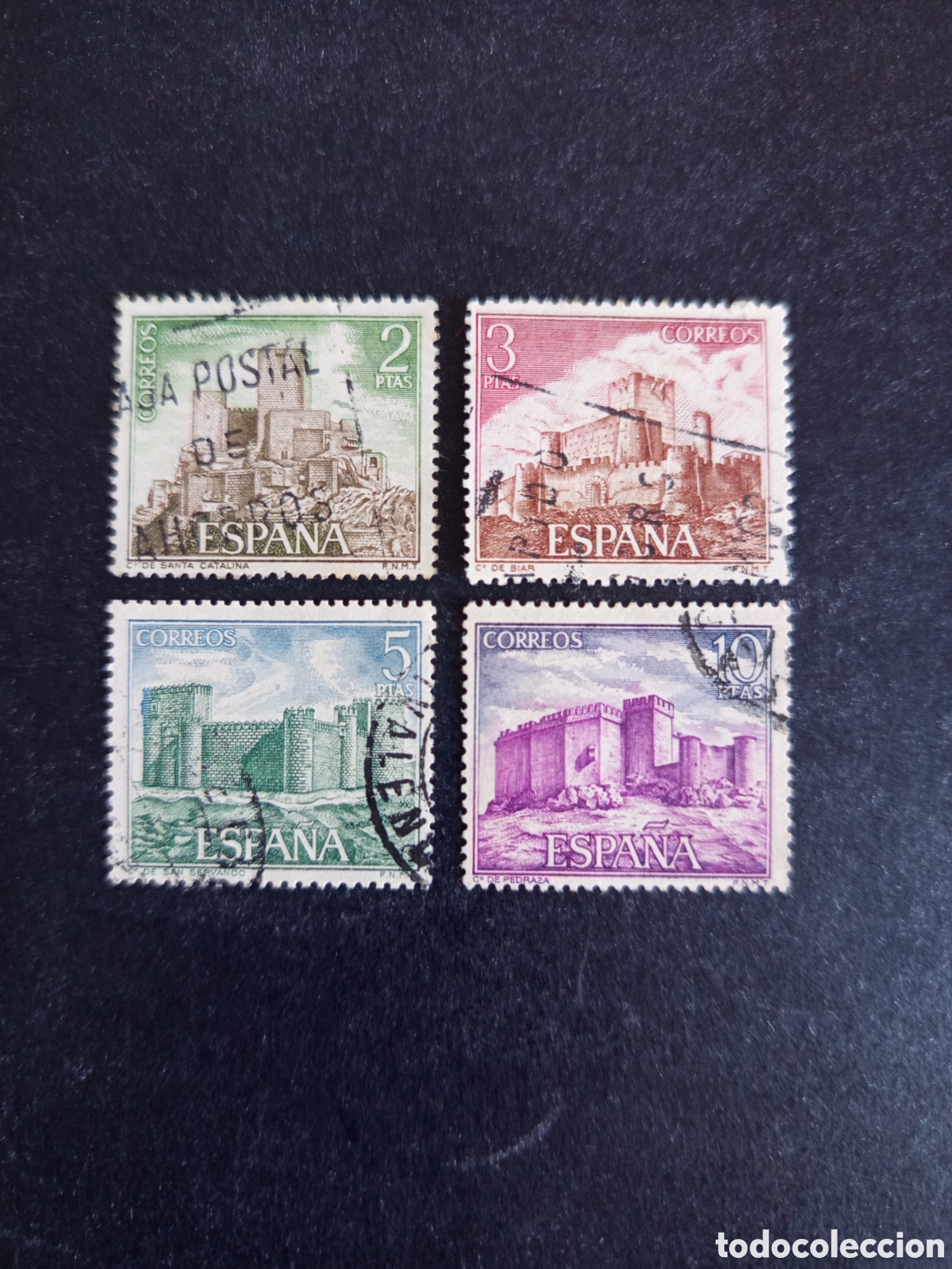 Sellos: Espa&ntilde;a, 1972. Castillos de Espa&ntilde;a. Edifil 2094/7. Pedido m&iacute;nimo 3 &euro;. Ver fotos.